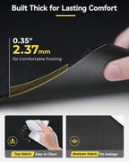 3W Floor Mats(with Carpets) & Cargo Liner Fit for Honda Odyssey 2026 2025-2018, TPE All Weather Waterproof Custom Fit Floor Liners Carpet and Truck Car Liners for Honda Odyssey 1-3 Rows, Black