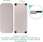 NiuYichee 2 Pcs Water Absorbing Stone Trays, Kitchen/Bathroom Sink Soap Dish, Diatomite Tray Used for Hand Soap & Cosmetic Bo