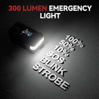 LOKITHOR JC400 9-in-1 Battery Charger and Jump Starter, 2500A 12V Portable Jump Box for Car Upto 8.5L Gas/6.5L Diesel,