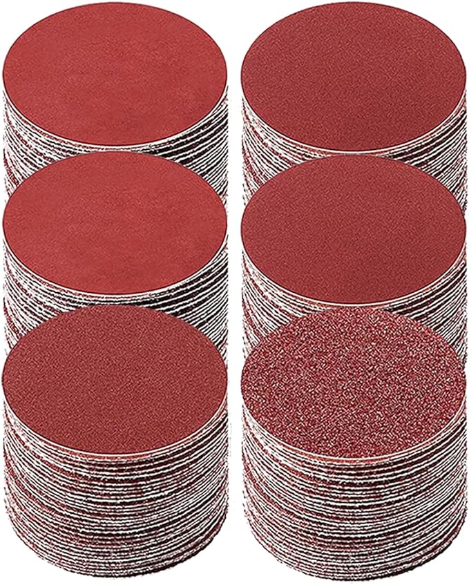 120PCS 3 Inch Sanding Discs, MAPRIAL 3 Inch Hook and Loop Sanding Disc 400-2000 grit Sandpaper Assortment for Drill Sander Grinder Rotary Tools, Woodworking, Wood Furniture