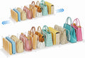 Dmevkic 11-Pack Adjustable Shelf Dividers, Expandable Purse Organizer for Closet (32–44.8"), Purse Storage Handbag Organizer 