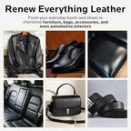 Black Leather Recoloring Balm: Premium Dye Repair Kits for Couch Sofas Car Seats Shoes Bags & Vinyl Furniture