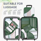 10 Set Packing Cubes for Travel, Gifts for Women Mom,Anti-Tearing Suitcase Organizer for Luggage with Shoe & Hanging Toiletry