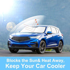 Front Windshield Sun Shade Foldable Car Front Window Sun Shade Windshield Shade Custom Fit for 2019-2025 2026 Acura RDX Block UV Rays Car Accessories Heat Keep Cooler