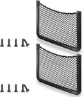 Frienda 1 Pc Car Storage Net Bag, ABS Plastic Framed Mesh Net Holder, Phone & Cargo Organizer with Screws for Auto, Rv, Boat, Truck Pocket Storage (12 x 8 Inch)