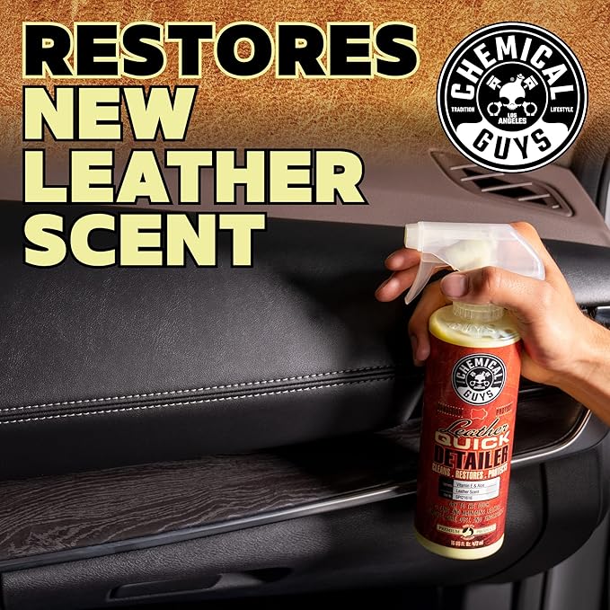 Chemical Guys SPI21616 Leather Quick Detailer for Car Interiors, Furniture, Apparel, Shoes, Sneakers, Boots, and More (Works 