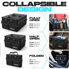 FORTEM Trunk Organizer For SUV Car Trunk Organizer, Foldable Storage, Car Accessories for Women Men, Collapsible Bag, Perfect C