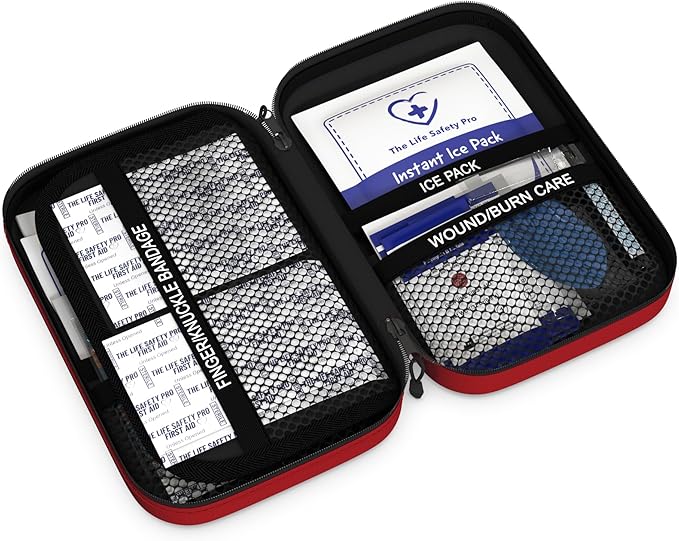 Small, First Aid and CPR Kit for children, toddler, and kids. Large Variety of Bandages to fit your childs injuries. Perfect 