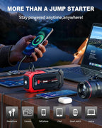 Jump Starter Battery Jumper Starter Portable Car Battery Jump Starter for Up tp All Gas & 12L Diesel, 12V 5000A Portable
