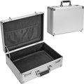 LOCKCURX File Organizer Storage Box - 16.9 x 12.2 x 6.3 Inch Large, Portable Locking Storage Totes with Dual Combination Lock