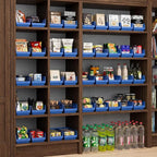 Akro-Mils 30130 Plastic Shelf Bins, Heavy Duty Storage Bins for Garage, Closet, and Drawer Organization, 12" x 6-1/2" x 4", C