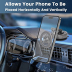 2026 Upgraded Magnetic Phone Mount for Car 360 Adjustable Vacuum Suction Magnetic Car Phone Holder for iPhone 17 Pro Max 16 15 14 13 12 Air Plus