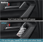 CDEFG 4Pcs for 2025 2026 Mazda CX-50 Center Console Organizer Tray Door Handle Pockets Trash Can Storage Box for 2023 2024 2025 2026 Mazda CX-50 Accessories 4-Doors Trash Bin Storage Case TPE Material