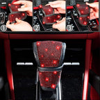 NBTEPEM 30 Pcs Red Bling Car Accessories Set for Women, Red Steering Wheel Cover Set, Bling Console Cover, Seat Belt Cushion, Shift Knob Cushion, Cup Holder Coaster, Rhinestone Car Hanging Accessories
