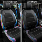 CAR PASS Leather seat Covers,Automotive Universal Sport car seat Cover Super 5mm Composite Sponge Inside,Airbag Compatible fi