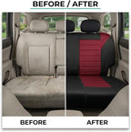 FH Group Automotive Car Seat Covers Rear Set Premium 3D Air Mesh Seat Covers, Airbag Compatible and Split Bench Cover Univers