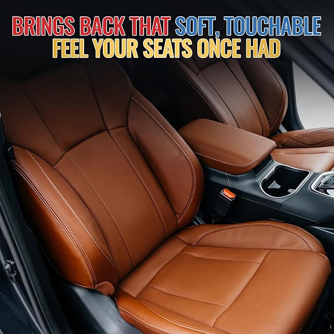 Leather Conditioner 16 oz — Premium Moisturizing Treatment for Car Seats and Leather Trim — Non-Greasy Or Sticky Formula Help