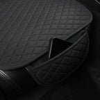 West Llama Linen Car Seat Covers,Bottom Seat Covers for Cars Include 1 Piece Front Driver Seat Pad Mat Universal Fits 90% Veh