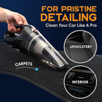 THISWORX Car Vacuum Cleaner - Portable, High Power, Handheld Vacuums w/ 3 Attachments, 16 Ft Cord & Bag - 12v, Auto Accessori