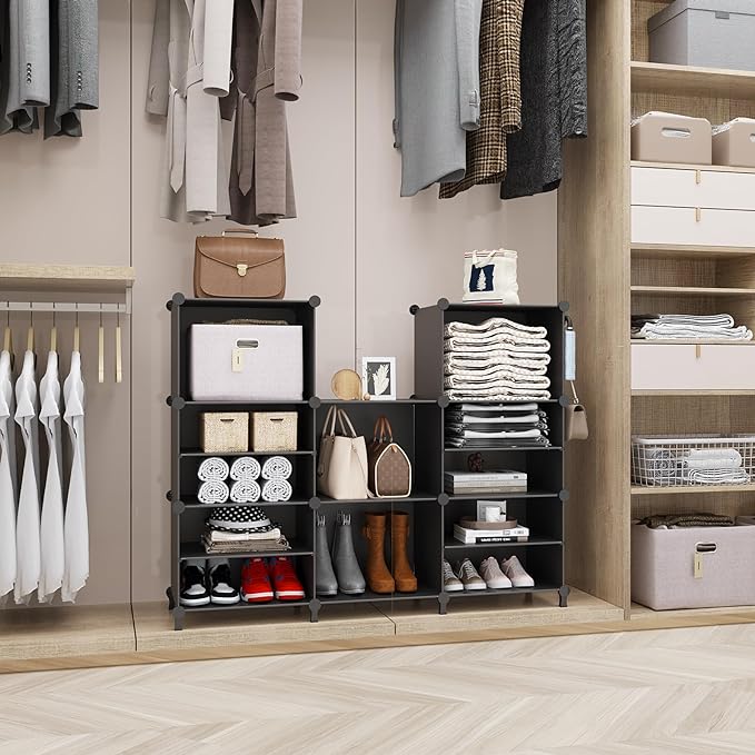 AWTATOS Closet Organizer, 8 Cube Closet Organizers and Storage, Closet Storage Shelves, Clothes Storage Organizers for Closet