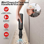 Chuboor 13000PA Powerful Car Vacuum Cleaner High Power Cordless Rechargeable, Handheld Vacuum, Portable Mini Vacuum with LED 