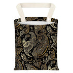 Hanging Car Garbage Bag, Cute Car Trash Can Bag, Automotive Accessories for Women Men Luxury Paisley Flower