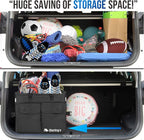 Starling's Car Trunk Organizer Super Strong, Foldable Storage Cargo Box for SUV, Auto, Truck Nonslip Waterproof Bottom, Fits