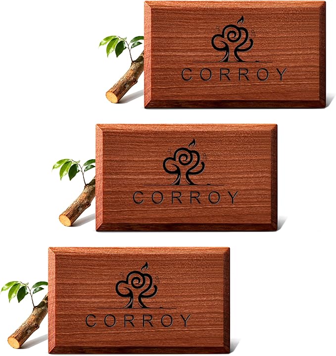 Car Air Freshener Natural Essential Oil Scent, Odor Eliminator and Purifier, Vent Clip Air Freshener for Car (Refill - 3 Pack