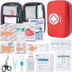 PTEROMY 300 Piece First Aid Kit, Portable Small Emergency Kits Compact 1st Aid Kit with Hard Storage Case for Car, Travel, Ho