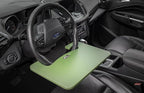 AutoExec Wheelmate Extreme Deluxe Car Steering Wheel Tray Vehicle Desk, Army Green with Phone Vent Clip (for Thicker Steering Wheel)