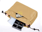 Vercord Canvas Handbag Organizers, Sturdy Purse Insert Organizer Bag in Bag, 10 Pockets Khaki Large