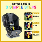 Bucklebee Easy Car Seat Buckle Release Aid for Children Unbuckle Car Seat Release Tool - Button Pusher - Opener for Nails - Buckle Release Tool (2 Packs Yellow)