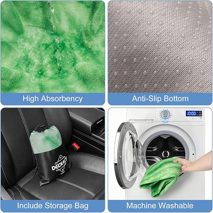 Waterproof Sweating Car Seat Cover for Post Gym Workout, Running, Swimming, Beach and Hiking, Universal Fit Non-Slip Bucket S