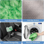 Waterproof Sweating Car Seat Cover for Post Gym Workout, Running, Swimming, Beach and Hiking, Universal Fit Non-Slip Bucket S