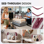11 Set Packing Cubes for Travel, Gifts for Women Mom Kids, TSA Approved Bags for Makeup, Cosmetic, Toiletry, Suitcase Organiz