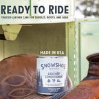 Snowshoe Leather Conditioner, Made in USA Since 1927 - Protect, Condition, Restore & Waterproof - Leather Conditioner for Fur