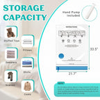 10 Pack Large Space Saver Vacuum Storage Bags Large Seal Bags for Bedding Compression Bags for Travel Comforters Blankets Bed