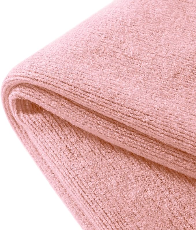 Homiest Decorative Knitted Throw Blanket with Fringe, Lightweight Acrylic Knit, Soft & Cozy Tassel Blanket for Couch, Sofa, B