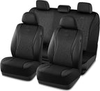 Skechers Car Seat Covers,Leather Seat Covers with GOGA Mat Technology,Waterproof Car Seat Covers Full Sets,Airbag Compatible,