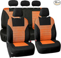 FH Group Automotive Car Seat Covers Full Set Premium 3D Air Mesh Front Seat Covers, Airbag Compatible & Split Bench Cover Uni