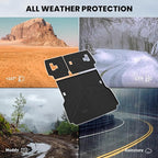 LASFIT Cargo Mat & Seatback Mat for Toyota Land Cruiser 2024-2026, Custom Fit All-Weather TPE Rubber Backrest & Trunk Mats for Land Cruiser Accessories, Easy to Clean, Black