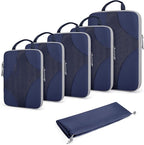 BAGSMART Compression Packing Cubes for Travel, Compressible Luggage Organizer for Cruise Ship, Lightweight Travel Essentials 
