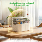 Multi-Tier Medicine Storage Box with Handle | Portable First Aid Organizer for Home, Office & Travel | Large Pill Storage Cab