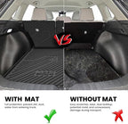 LASFIT Cargo Mats for Toyota Corolla Cross 2022-2026(Fit AWD Not Fit FWD), Custom Fit All-Weather TPE Rubber Trunk Mat for Toyota Accessories, Waterproof, Easy to Clean, Black