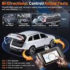2025 FOXWELL NT716 OBD2 Scanner Bidirectional Control 9+ Resets Scan Tool ABS SRS Transmission Engine Diagnostic Code Reader
