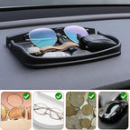 ThinSGO Anti-Slip Car Dash Grip Pad for Cell Phone, Keychains, Sun Glasses,Stand for Navigation Cell Phone (Black)