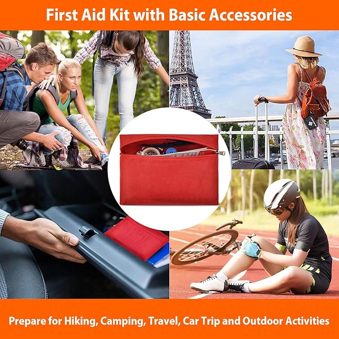 Car Emergency Kit with Air Compressor,Roadside Emergency Car Kit for Vehicles Auto Truck with Jumper Cables,Winter Car Safety