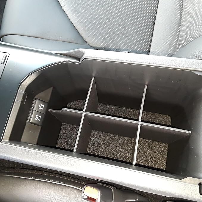 Vehicle OCD - Center Console Organizer for Toyota Camry XLE/XSE (2018-2026) and LE/SE (2020-2026) - Made in USA - SLX137