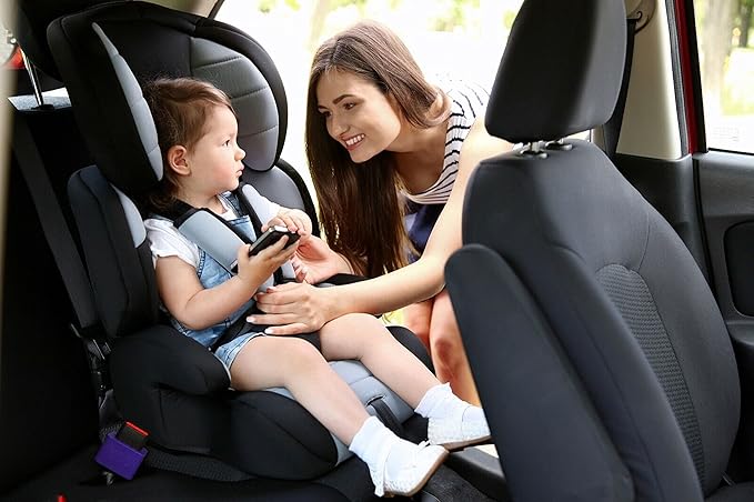 4-Pack Seat Belt Receptacle Stabilizer - Buckle Booster for Back Row Receptacles - Raises Your Seat Belt for Vertical Access - Stop Fishing for Buried Buckles