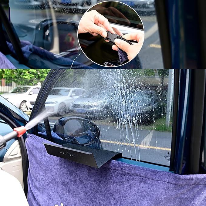 NEWISHTOOL Window Tint Tools Car Door Panel Guard Protector, Reusable Waterproof Microfiber Towel for Window Film Installing, Scratchproof Absorbent Water Shield Tool, 70 x 30 inches Towel Cover